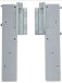 Schwebetürselbsteinzug >MELIKA< in Grau aus Kunststoff - 27x6x2cm (BxHxT)