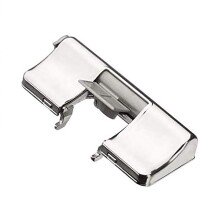 Schwebetürselbsteinzug >VENERA< in Silber aus Kunststoff - 7x1,5x3cm (BxHxT)