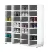Regal >Boots< in Weiß matt - 92x98x33cm (BxHxT)