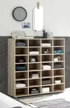 Regal >Boots< in Eiche Sonoma - 92x95x33cm (BxHxT)