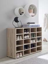 Regal >Boots< in Eiche Sonoma - 92x68x33cm (BxHxT)