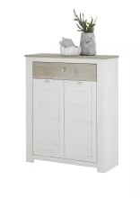 Schuhschrank >Bernadene< in Pinie weiß...