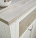 Schuhschrank >Bernadene< in Pinie weiß Nachbildung-Absetzung Eiche Nelson Nachbildung