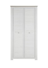 Schuhschrank >Bernadene< in Pinie weiß Nachbildung-Absetzung Eiche Nelson Nachbildung