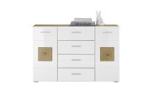Sideboard >Georgia< in Eiche Artisan Nachbildung -...