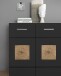 Sideboard >Georgia< in Eiche Artisan Nachbildung - 180x92x38cm (BxHxT)