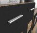 Lowboard >Georgia< in Eiche Artisan Nachbildung - 140x58x38cm (BxHxT)