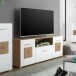 Lowboard >Georgia< in Eiche Artisan Nachbildung - 140x58x38cm (BxHxT)
