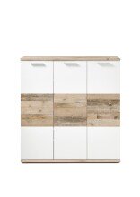 Schuhschrank >Hugo< in Weiß matt - 120x118x38cm (BxHxT)