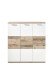 Schuhschrank >Hugo< in Weiß matt - 120x118x38cm (BxHxT)