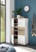 Schuhschrank >Hugo< in Weiß matt - 80x118x38cm (BxHxT)