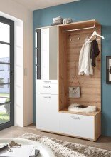 Kompaktgarderobe >Entra< in Eiche Artisan...