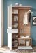 Kompaktgarderobe >Entra< in Eiche Artisan Nachbildung - 117x198x38 (BxHxT)