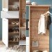 Kompaktgarderobe >Entra< in Eiche Artisan Nachbildung - 117x198x38 (BxHxT)
