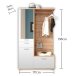 Kompaktgarderobe >Entra< in Eiche Artisan Nachbildung - 117x198x38 (BxHxT)