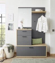 Kompaktgarderobe >Louis< in Dunkelgrau -...