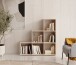 Regal >Luna< in Eiche Sonoma
 - 112x114x35cm (BxHxT)