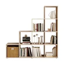 Regal >Luna< in Eiche Sonoma - 149x149x35cm (BxHxT)