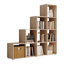 Regal >Luna< in Eiche Sonoma - 149x149x35cm (BxHxT)