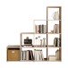 Regal >Luna< in Eiche Sonoma - 149x149x35cm (BxHxT)