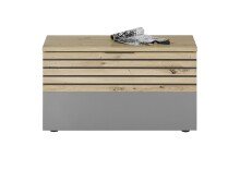 Schuhbank >Melisande< in Artisan Eiche Nachbildung  - 85x45x38cm (BxHxT)