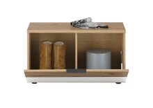 Schuhbank >Melisande< in Artisan Eiche Nachbildung  - 85x45x38cm (BxHxT)