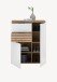 Schuhschrank >Melisande< in Weiß matt - 85x103x38cm (BxHxT)