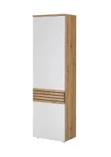 Garderobenschrank >Melisande< in Weiß matt -...