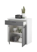 Kommode >Modica Kommoden< in Weiß - 82x88x38cm (BxHxT)