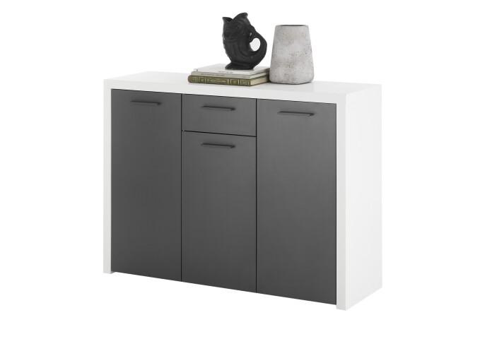Sideboard >Modica Kommoden< in Weiß - 119x88x38cm (BxHxT)