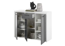 Sideboard >Modica Kommoden< in Weiß - 119x88x38cm (BxHxT)