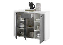 Sideboard >Modica Kommoden< in Weiß - 119x88x38cm (BxHxT)