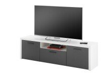 TV-Board >Modica< in Weiß - 160x46x38cm (BxHxT)