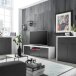 TV-Board >Modica< in Weiß - 160x46x38cm (BxHxT)