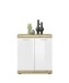 Kommode >Nobe< in Artisan Eiche aus MDF und Spanpaltte - 80x91x38cm (BxHxT)