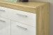 Kommode >Nobe< in Artisan Eiche aus MDF und Spanpaltte - 80x91x38cm (BxHxT)