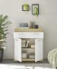 Kommode >Nobe< in Eiche Artisan - 80x91x38cm (BxHxT)