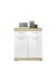Kommode >Nobe< in Eiche Artisan - 80x91x38cm (BxHxT)
