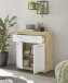 Kommode >Nobe< in Eiche Artisan - 80x91x38cm (BxHxT)