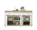 Sideboard >Nobe< in Eiche Artisan - 165x91x38cm (BxHxT)