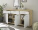 Sideboard >Nobe< in Eiche Artisan - 165x91x38cm (BxHxT)