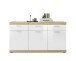 Sideboard >Nobe< in Eiche Artisan - 165x91x38cm (BxHxT)