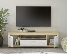 TV-Board >Nobe< in Eiche Artisan - 165x49x43cm (BxHxT)