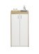 Schuhschrank >Pincas< in Artisan Eiche - 64x126x38cm (BxHxT)