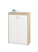 Schuhschrank >Pincas< in Artisan Eiche - 84x126x38cm (BxHxT)