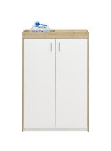 Schuhschrank >Pincas< in Artisan Eiche - 84x126x38cm (BxHxT)