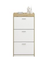 Schuhkipper >Pincas< in Artisan Eiche - 64x126x38cm (BxHxT)