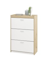Schuhkipper >Pincas< in Artisan Eiche - 84x126x38cm (BxHxT)