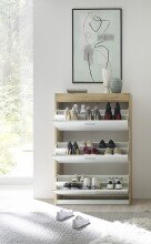 Schuhkipper >Pincas< in Artisan Eiche - 84x126x38cm (BxHxT)