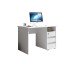 Schreibtisch >Flinn< in Weiß matt - 110x75x65cm (BxHxT)